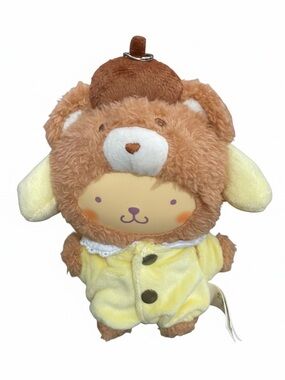 TOP TOY Sanrio Latte Baby Series Pompompurin Vinyl Plush Keychain - Confirmed